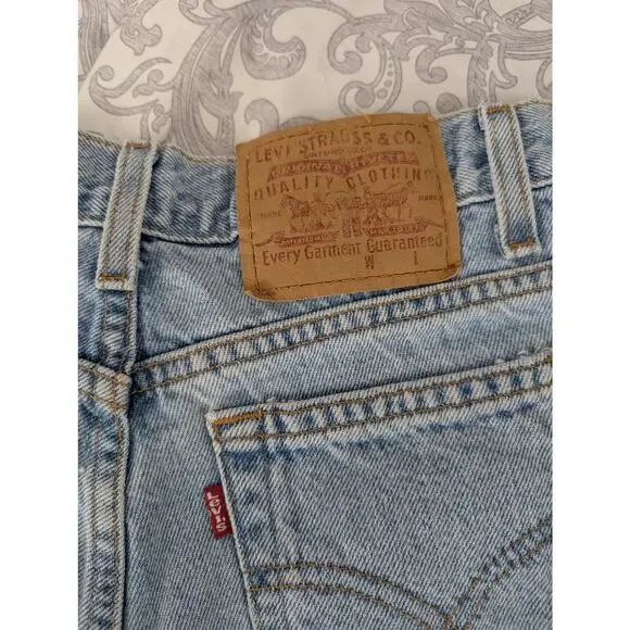 levi's vintage 1999 denim shorts size jr 3 - Picture 6 of 6
